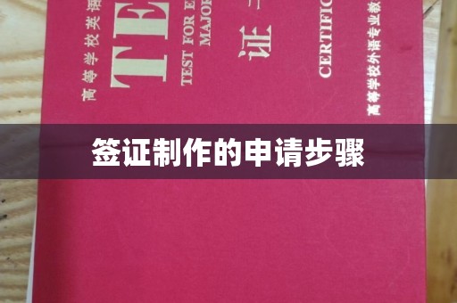 金昌签证制作的申请步骤