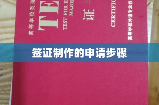 金昌签证制作的申请步骤