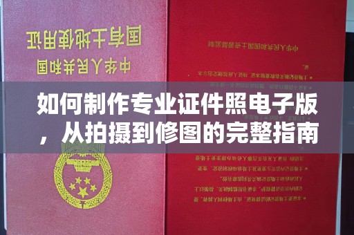 金昌如何制作专业证件照电子版，从拍摄到修图的完整指南